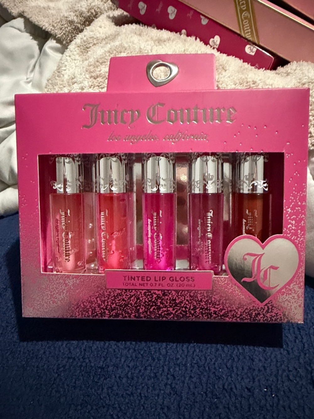 Juicy Couture Assorted Pink & Berry Tinted Lip Gloss Set